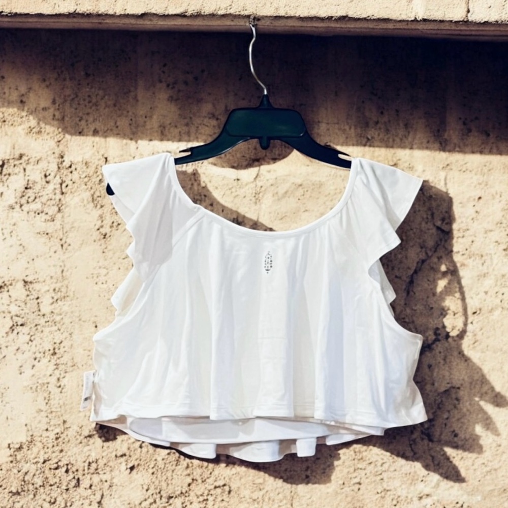 NWT Free People Off Duty Flounce Tank - Picture 6 of 11